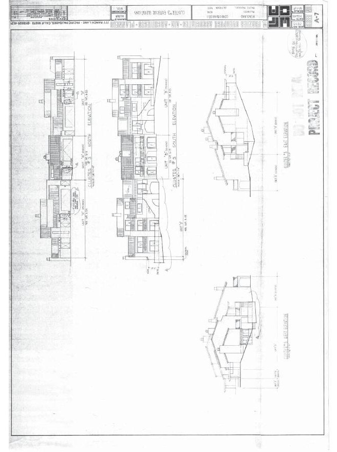 Exterior elevations