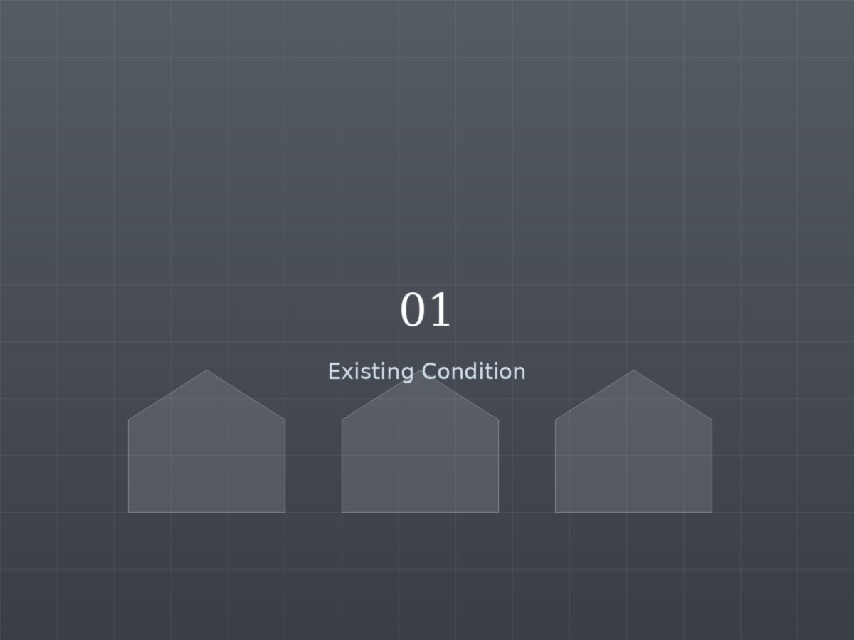 Existing burned / damaged condition
